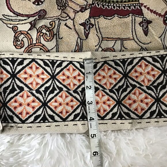 Sam Well Canvas Tote Asian Elephant Tapestry Lined Medium Boho VSCO Indie - Picture 12 of 12